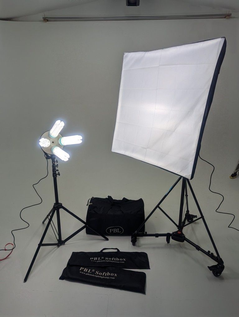 Studio Flo 4 Florescent Video Light Kit
