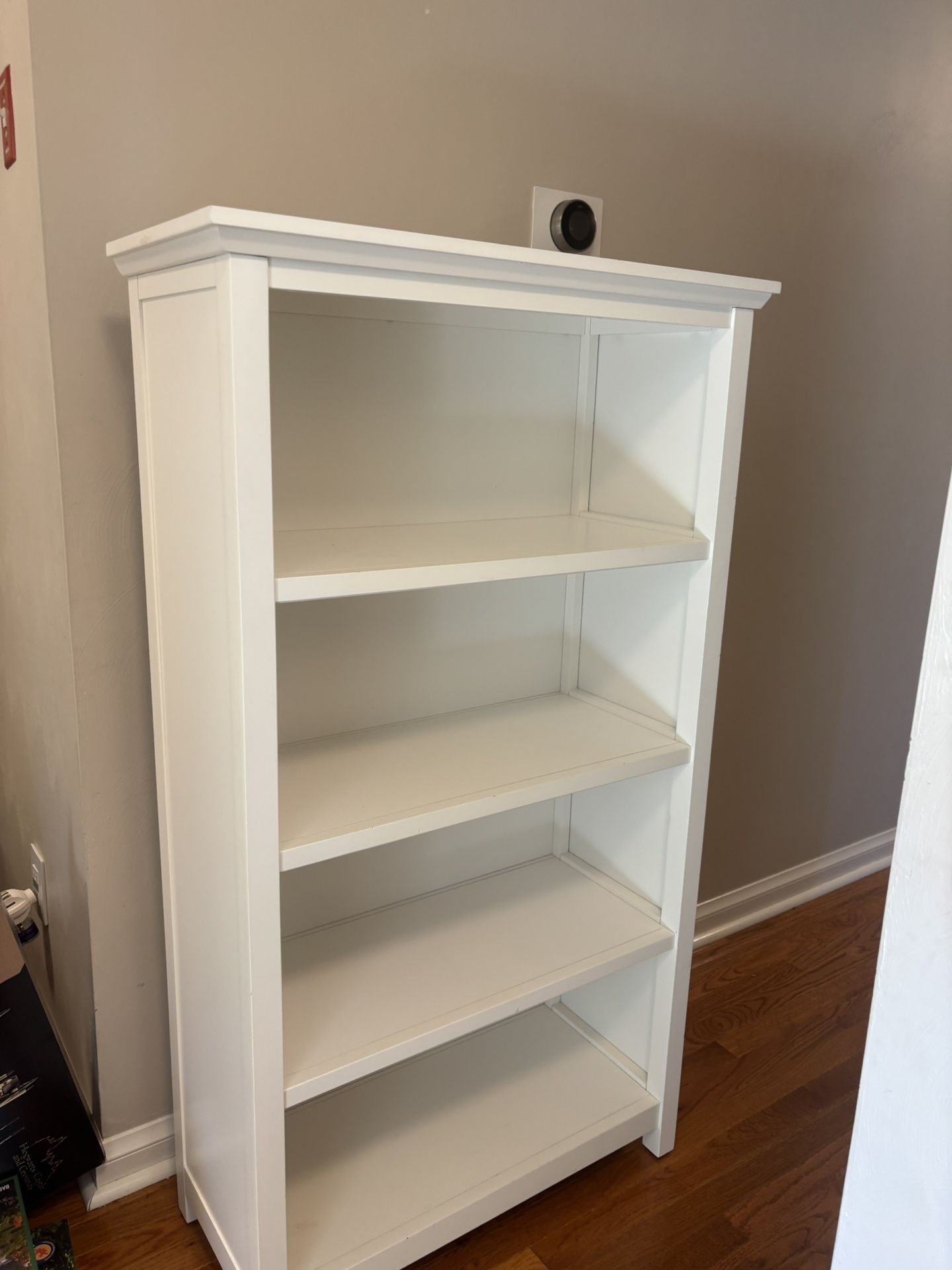 White Bookshelf