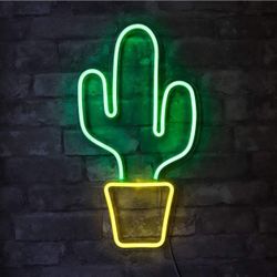 Cactus Neon Sign 