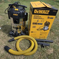 Dewalt Aspiradora de Acero Inoxidable Húmedo/seco de 8 Galones y 4.0 HP