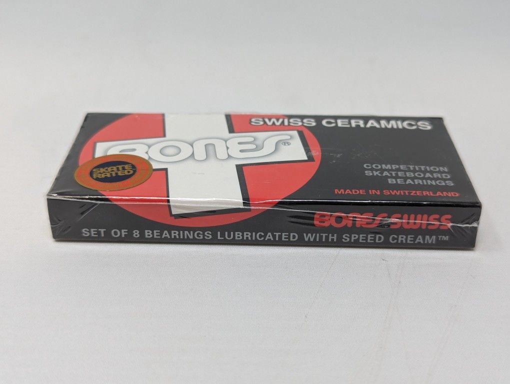 NEW Bones Swiss Ceramic Skateboard Bearings 8 Pack
