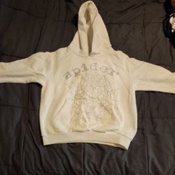 White Spider Hoodie Size Small