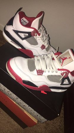 Fire red 4's