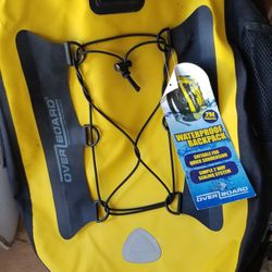 25L Yellow Overboard  Waterproof backpack 