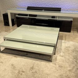 Console and Nesting Coffee Table