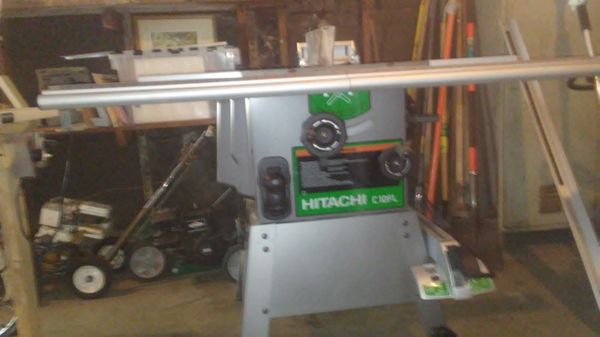Hitachi Table Saw C10fl Parts Photos Table And Pillow