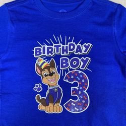 Custom Paw Patrol Birthday Boy Shirt