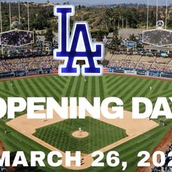 Dodger opening day tickets - 2