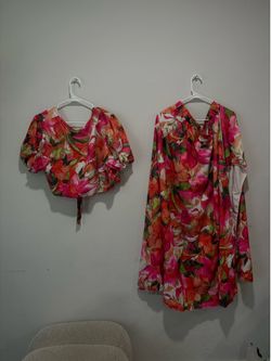 Floral woman set