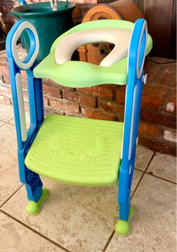 Foldable Potty Training Seat with Step Stool – Like New