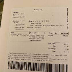 Samsung Tablet 8.5