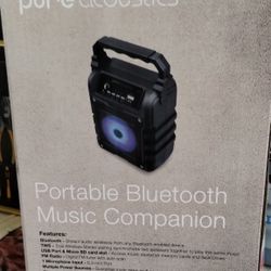 🎶🎶Pure Acoustics Portable Bluetooth Music Companion Speaker