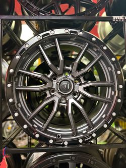 20x9” FUEL REBEL WHEELS