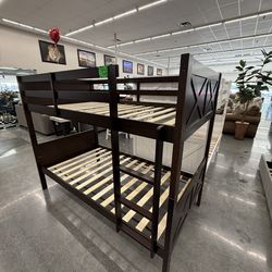 TWIN OVER TWIN BUNK BED