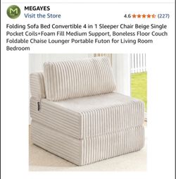 Folding Sofa Bed Convertible 4 in 1