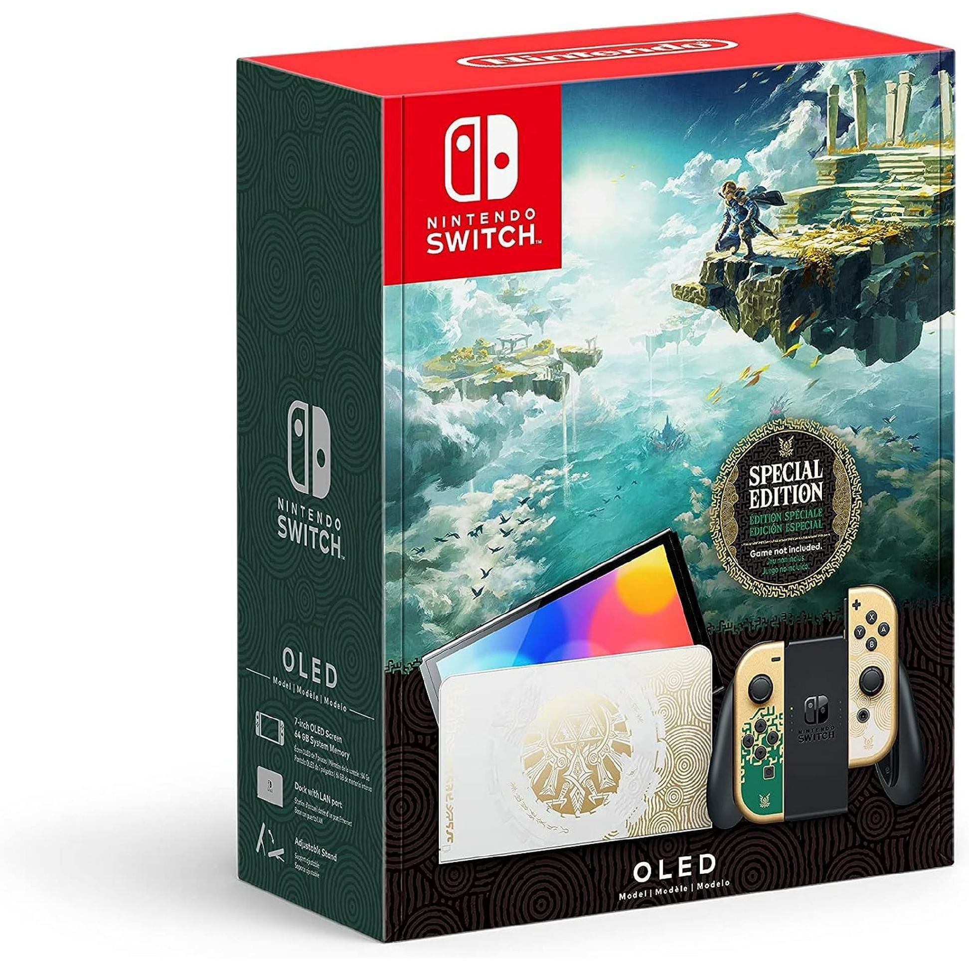 NINTENDO SWITCH SPECIAL EDITION ZELDA NEW