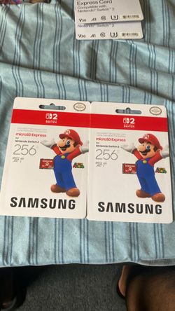 Samsung 256GB microSD Express Card for Nintendo Switch 2 – 2-Pack