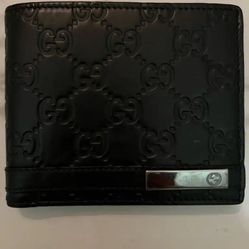Black Wallet G U C C I
