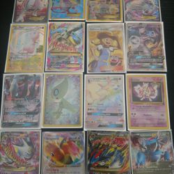 Pokemon cards and Dragonball z cards
