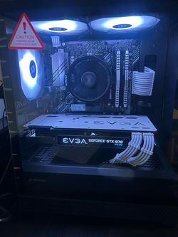Custom RGB Gaming PC | Ryzen 5 + GTX 1070 | 1.3TB Storage | White Custom Cables