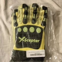 Safety Gloves Neon Green 