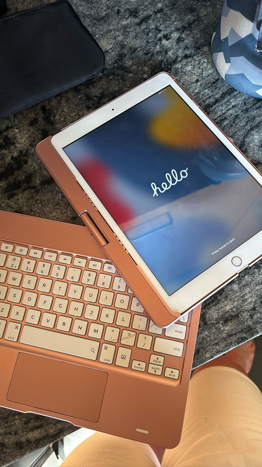 Apple iPad With Case 