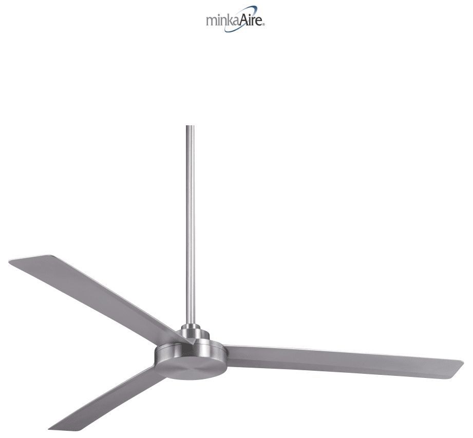 MinkaAire Roto XL 3 Blade Indoor Outdoor Ceiling Fan with Wall Control Included