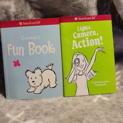 American Girl Coconut Fun Book And Lights Camera Action Book Lot