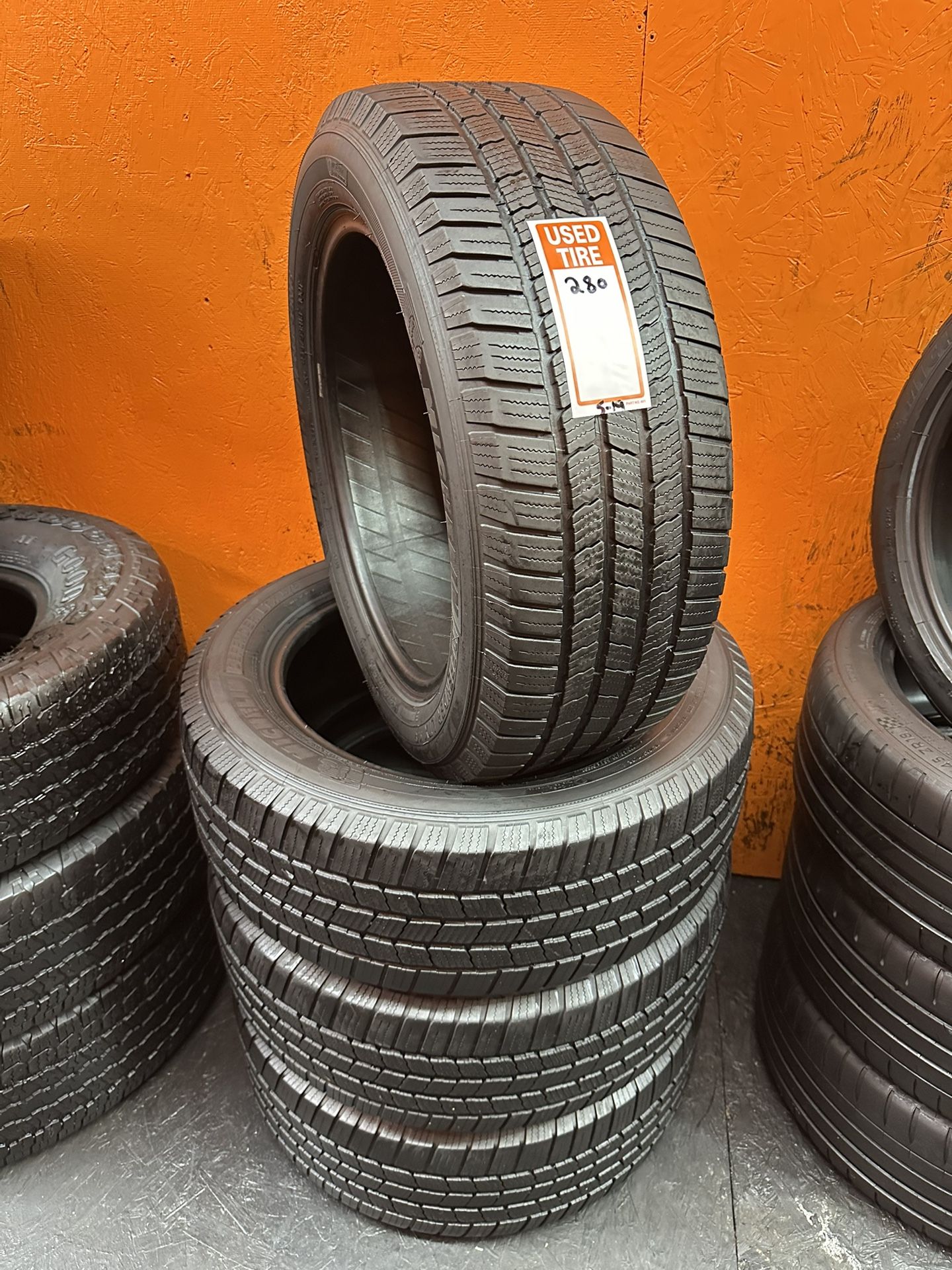 235/55R18 Michelin Defender LTX Full Tire Set