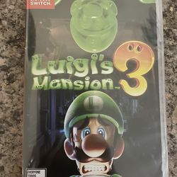 new Luigi Mansion for Nintendo  Switch