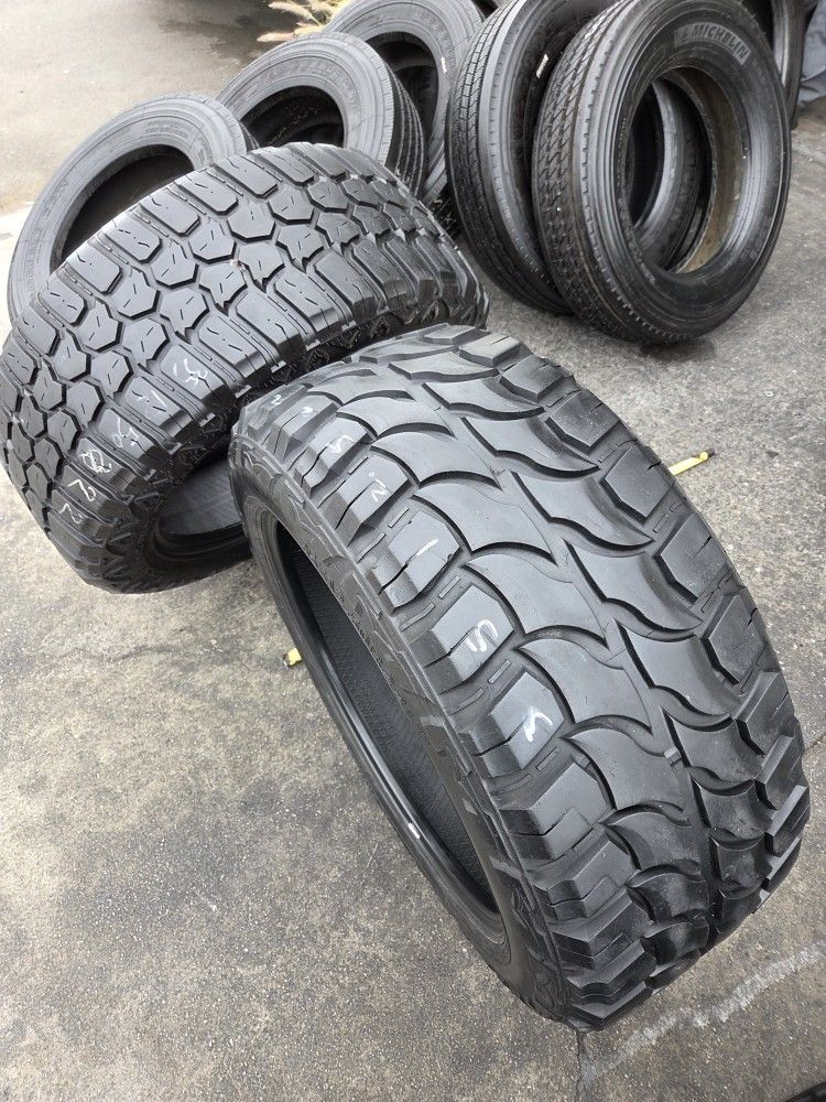 only 2 tires Lt35x12.50rr22 RDR and Roling Big Power $170.00 both