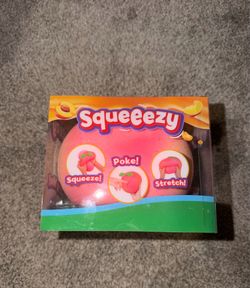 Sunny Days Squeezy Large Peach Squishy Toy