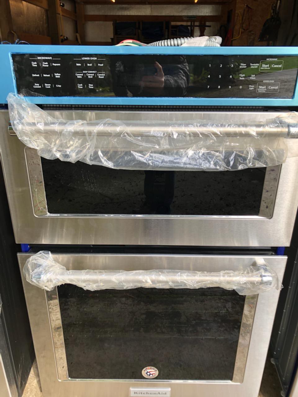 *NEW* Stainless steel KitchenAid Microwave/Wall Oven Combo