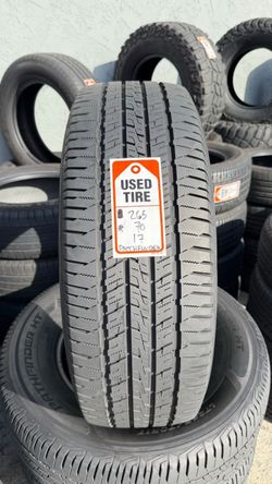 265-70-17 Pathfinder HT Full Used Tire Set aw/80% Life for $260 Free Mounting and Balancing