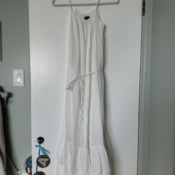 Pea In The Pod Summer Maternity Dress - White XS