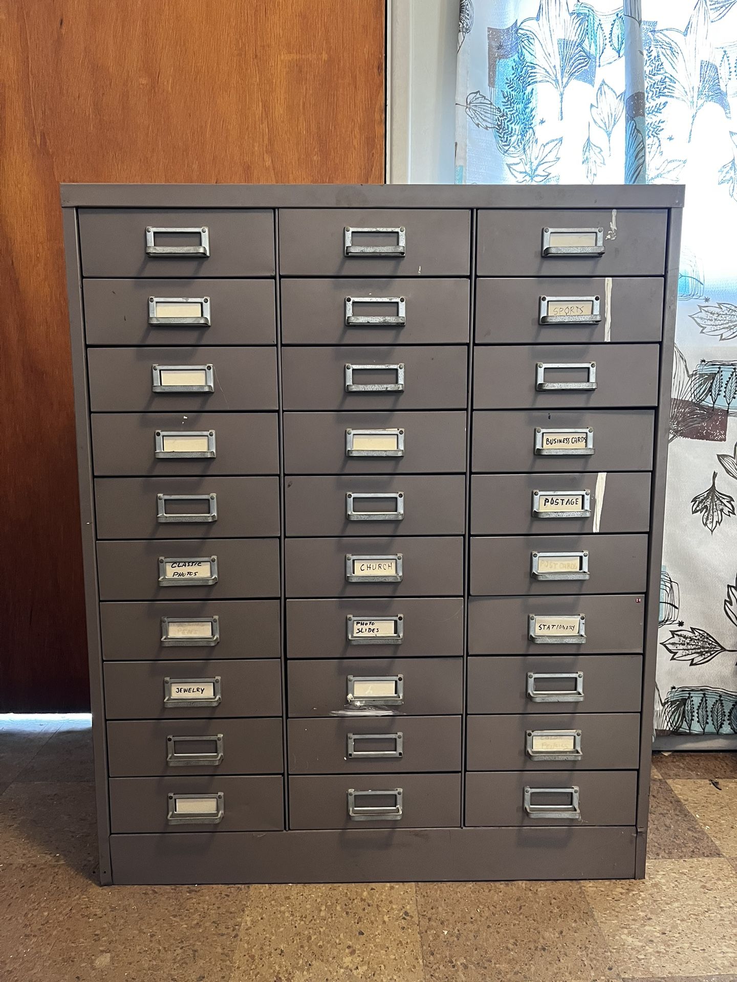 Metal Organizing Drawer Cabinet
