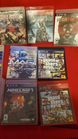 PlayStation 3 games $6 each