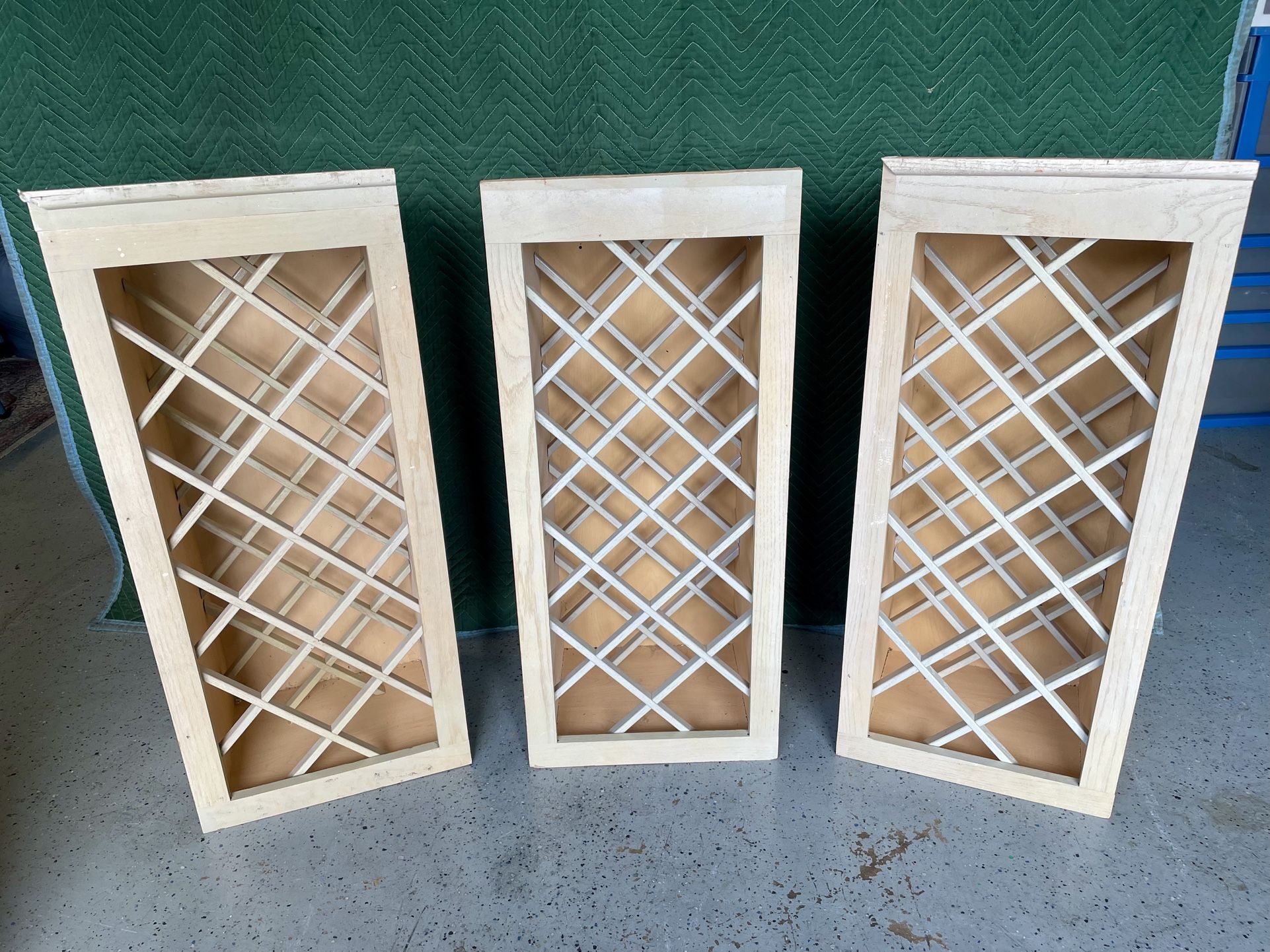 Lattice 14 Bottle Wine Rack Cabinets