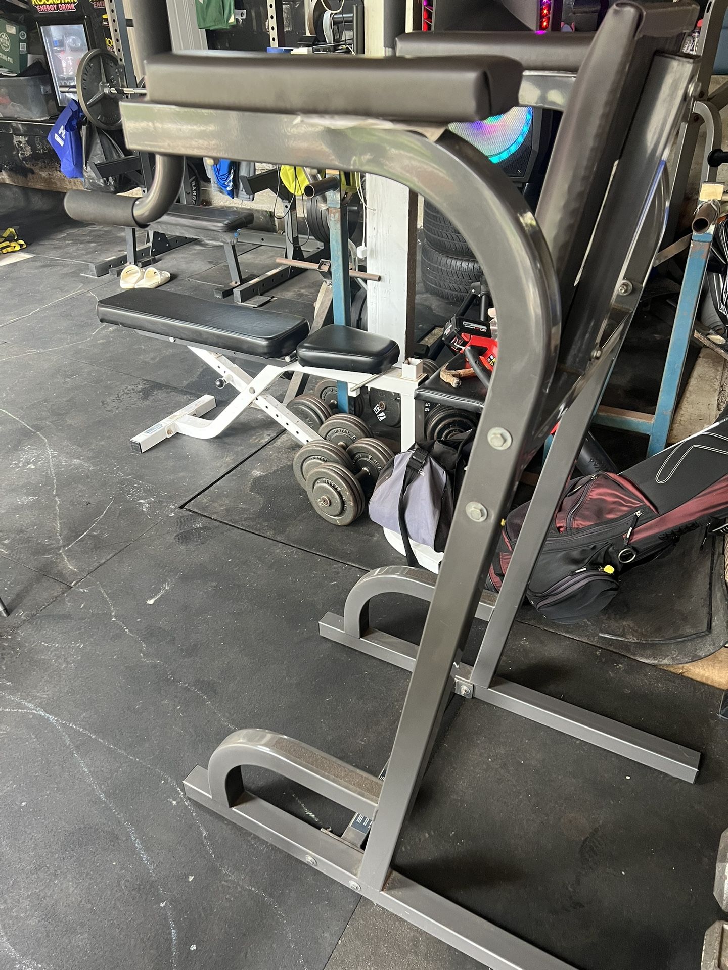 Bodysmith by Parabody commercial leg raise and dip station
