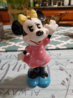 Vintage 70's ceramic Minnie Mouse