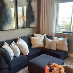 Sofa with Ottoman