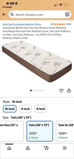 Bamboo mattress