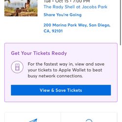 Leon Bridges Tickets (2) 