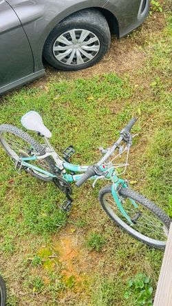 Teal Mountain Bike