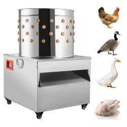 24#Chicken Poultry Plucker 2200W 240R/min Turkey Chicken Poultry Plucking Machine 23.5inch Barrel Diameter Stainless Steel Feather Plucking Machine wi