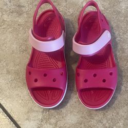 Pink Crocs