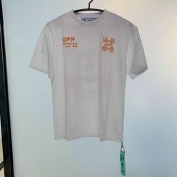 OFF-WHITE White short sleeved T-shirt
