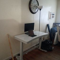 Glass Stand Up Smart Desk