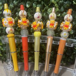 Winnie The Pooh Beaded Pens 
