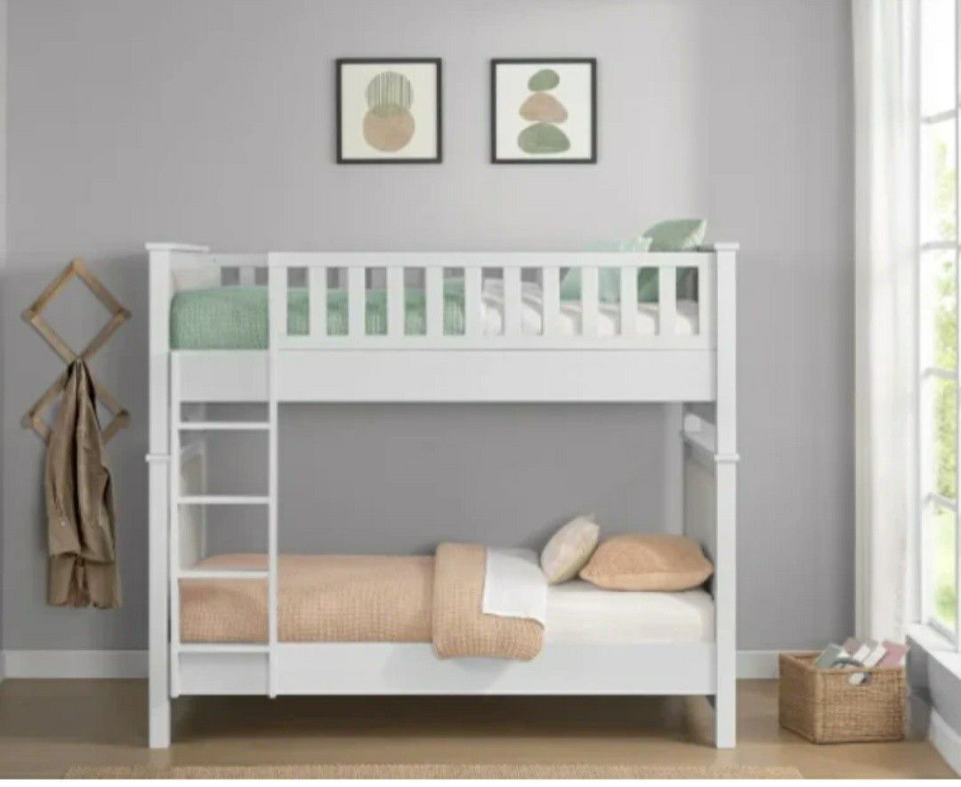 Bayside Twin Over Twin Upholstered Bunk Bed